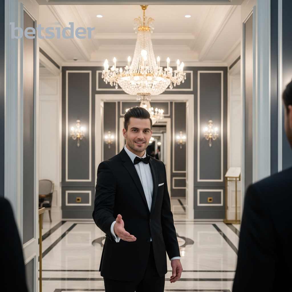 Responsabile del supporto clienti che accoglie con un sorriso